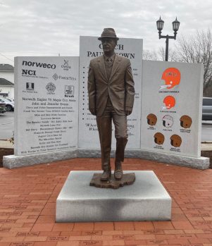 Norwalk now home of Paul E. Brown Football Trailblazer and Innovator statue Norwalk now home of Paul E. Brown Football Trailblazer and Innovator statue
