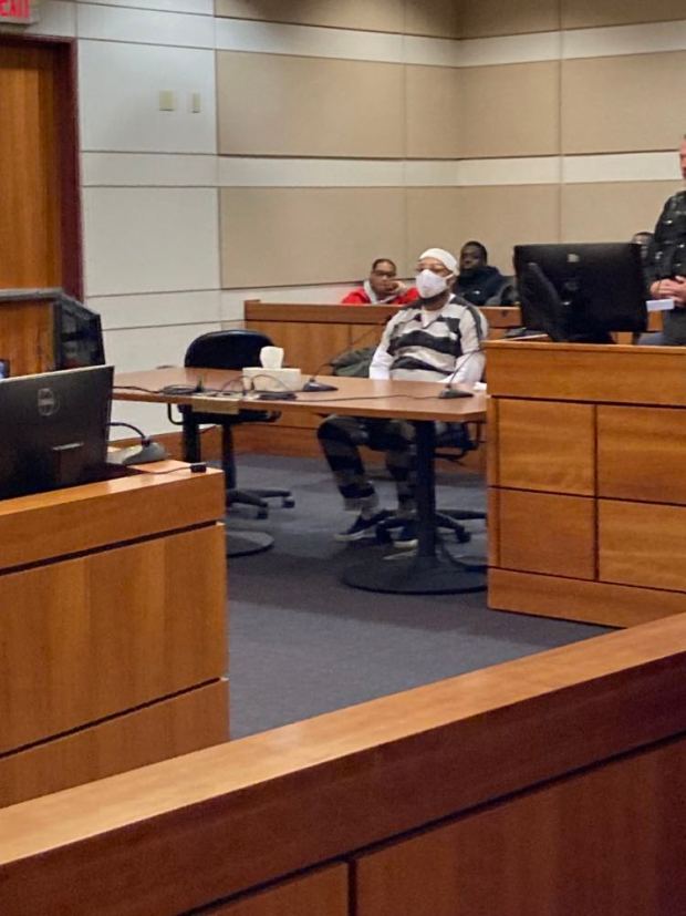 James Lavern Kimbrough III appeared in court Jan. 16 for a sentencing hearing. (Heather Chapin--The Morning Journal)